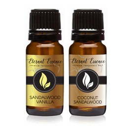 Pair (2) - Sandalwood Vanilla & Coconut Sandalwood - Premium Fragrance Oil Pair - 10ML