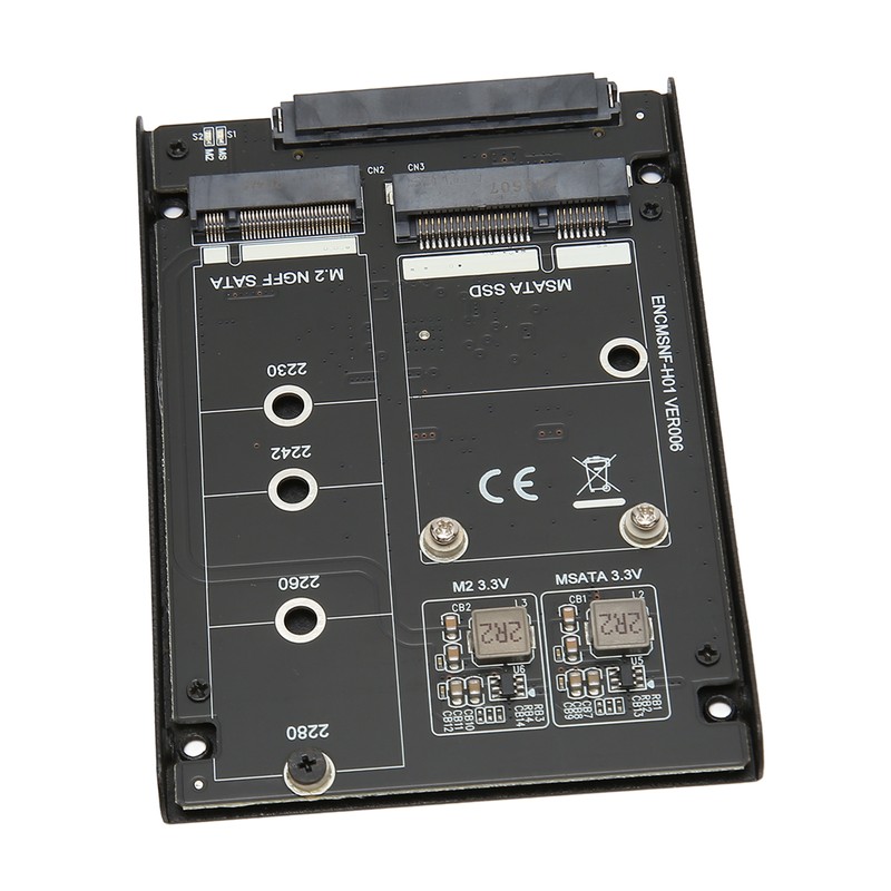 M.2 NGFF MSATA to SATA3 Adapter Card JBOD Mode 6Gbps