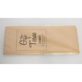 rackcrafts.com Gift Box Gift Bag Tissue Paper Sheets Stuffing Paper Metallic Gold or Silver (Metallic Gold)