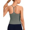 CRZ YOGA Butterluxe Womens Workout Racerback Tank Top with Built