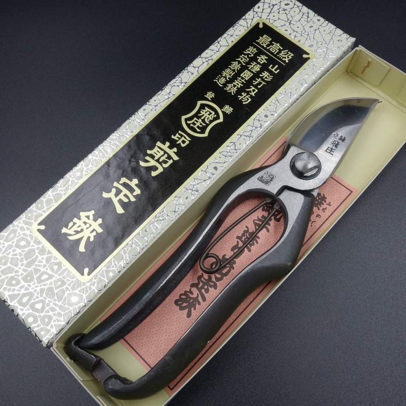 Tosho 30019 Left-Handed Pruning Shears, 7.9 inches (200 mm), Gold