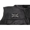 Ivamis Black and White UK Flag Patch- 3x2 inch -