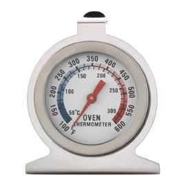 Silver Oven Thermometer 50-300°C/100-600°F, Woodstove Thermometers, Oven Grill Fry Chef Smoker Thermometer Instant Read Stainless Steel Thermometer Kitchen Cooking Thermometer, Oven Thermometers