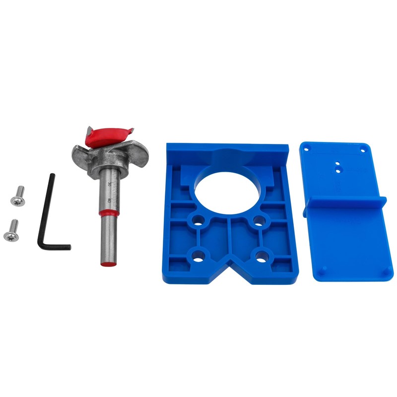 Wolfride 35MM Slide Hinge Mount Slide Hinge Drilling Jig Drill