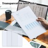 25 Pack 8.5" x 11" Hard Sheet Protectors, Rigid Print