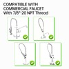 44 inches B-0044-H Pre-Rinse Hose with Heat Resistant Handle Replacement