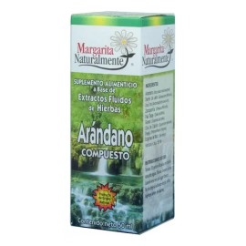 Arandano Compuesto Extracto 50 Ml Margarita Naturalmente                                                                                              