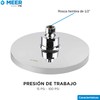MEER FAUCETS BY CNX | Regadera Redonda de 20 cm,