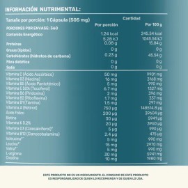 Multivitaminico Suplemento Para Hombre Life360+ 360 Cápsulas All Men Aminoácidos Y Vitaminas