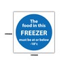 2-Pack - The Food in This Freezer Must be at