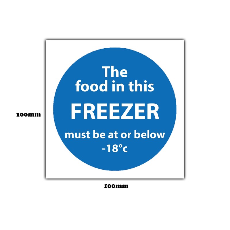 2-Pack - The Food in This Freezer Must be at
