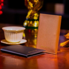 Passport Holder for Travel Passport Wallet Cover Case for Women, Travel Wallet Essentials for Men and Family.Brown& Black