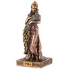 Veronese Miniature Figurine Greek Goddess Hera - Painted with Bronze