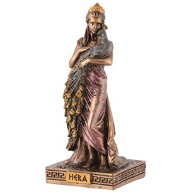 Veronese Miniature Figurine Greek Goddess Hera - Painted with Bronze Colour