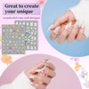 EARLMONI 5 Sheets Nail Art Stickers, 5D Butterfly Nail Decals