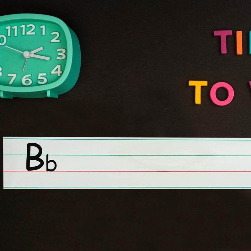 TEHAUX 4 Row Dry Erase Board Sticker Dry Erase Board