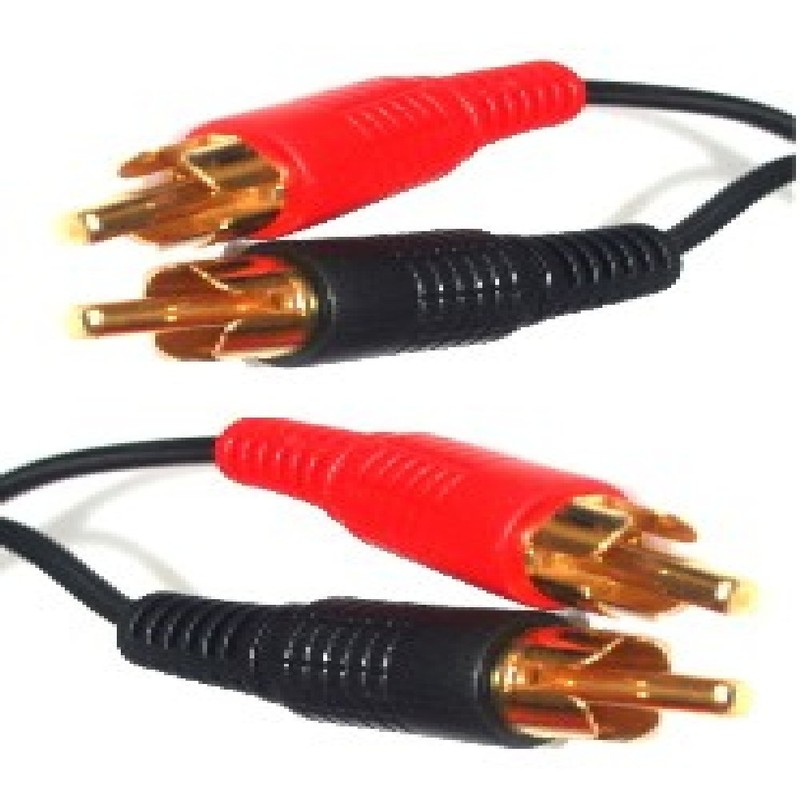 World of Data 1m TWIN RCA Cable - 100% Copper