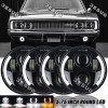 JESUO 4PCS For 1967-74 Dodge Charger 4x 5.75" LED Headlights