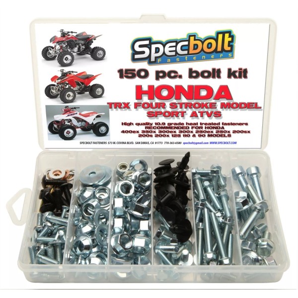 specbolt Honda TRX400EX Bolt Kit 300EX 250EX 250X body engine