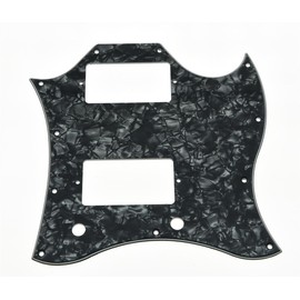 KAISH Black Pearl Standard SG Full Face Guitar Pickguard for USA SG Special Guitar