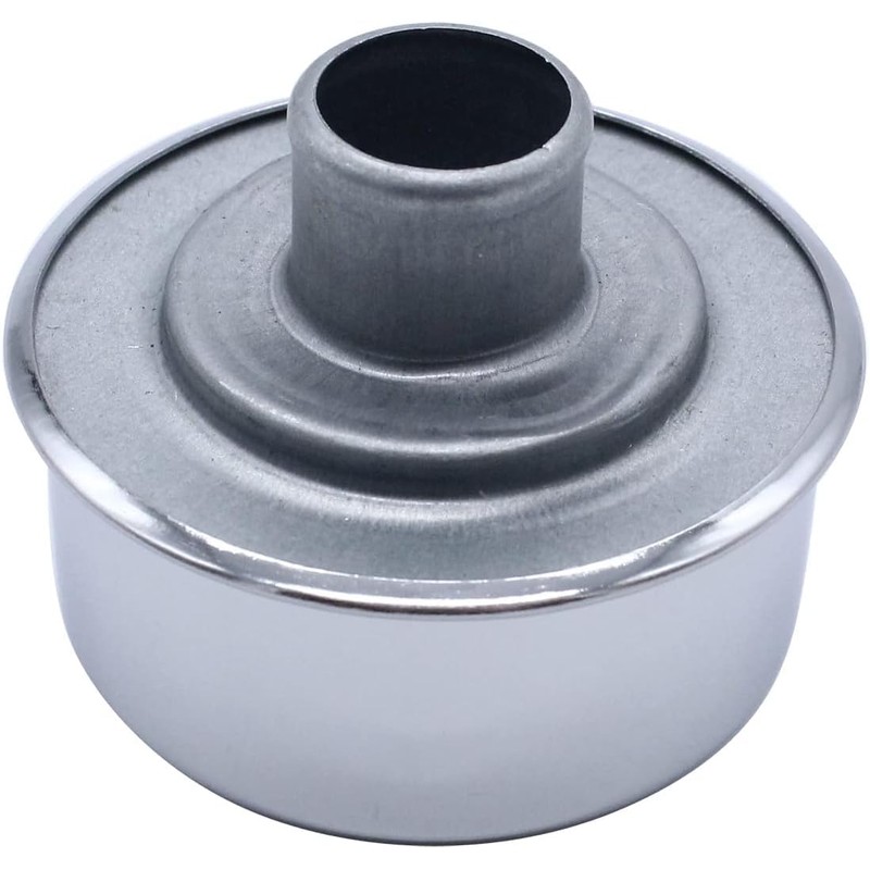 4 pcs/Set SHLPDFM Chrome Silver Steel Valve Cover Push in