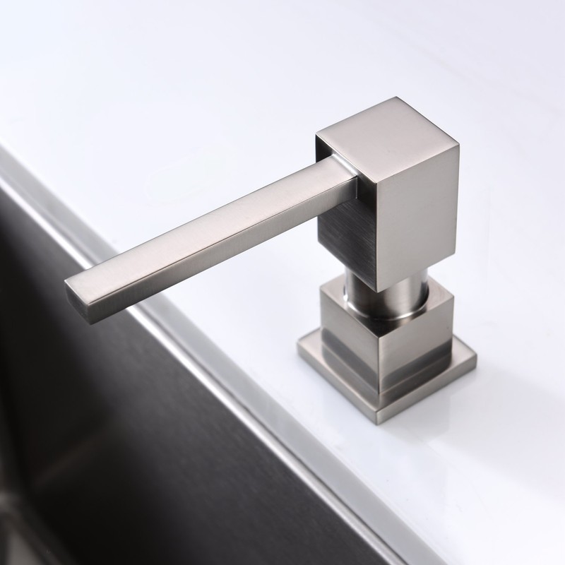 FONVETH Soap Dispenser for Kitchen Sink, Built in Square Pump