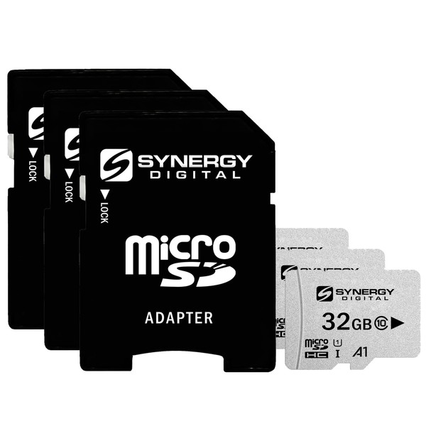 Synergy Digital 32GB Micro SDHC Secure Digital UHS-I Memory Cards,