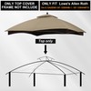 MASTERCANOPY Replacement Canopy Top for Lowe's Allen Roth 10x12 Gazebo