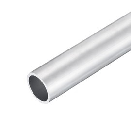 DMiotech (35mm OD x 29mm ID) 6063 Aluminum Round Tube 300mm Length Industry Metal Tubing for Machinery Frame Construction DIY Projects