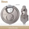 Unity Lock 2 3/4" 70mm Stainless Steel Discus Lock for