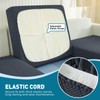 YSTELLAA Stretch Sofa Seat Cushion Cover, Seat Cushion Cover, Non-Slip,