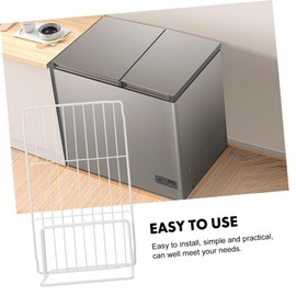 CIYODO Refrigerator Partition Iron Organizer for Freezer Shelf Dividers Fridge Mesh Divider Freezer Accessory Closet Separators Kitchen Fridge Organization and Storage Freezer Separator