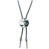 COOLLA Bolo Tie Rodeo Cowboy Leather Necktie Western Necklace for