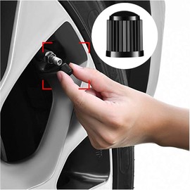 SHUBEIEUMI 20 Stück Ventilkappen Ventildeckel Auto-Reifen Ventilabdeckung Reifenventil-Kappen Autoventil-Kappen PKW, für Stabilen Reifendruck, Fahrrad Ventilkappen, Autoventil Kappe