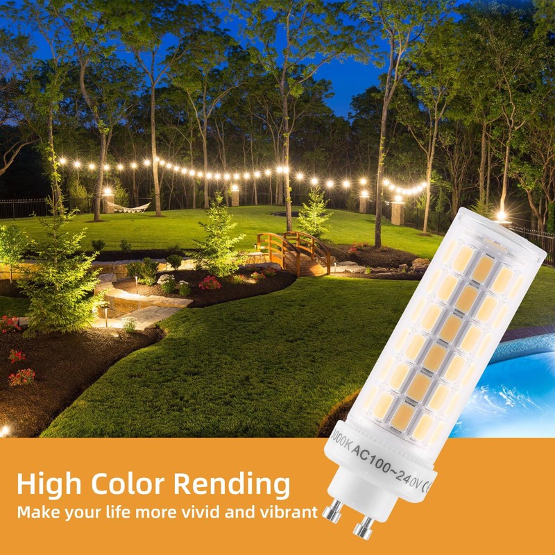 Lidesheng GU6.5 LED Light Bulb 3000K Warm White High Brightness