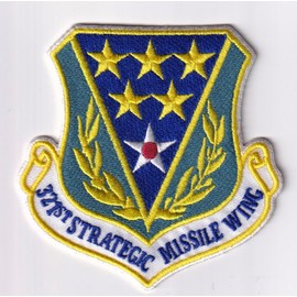 321st Strategic Missile Wing Patch, Sew on, 3.5 in