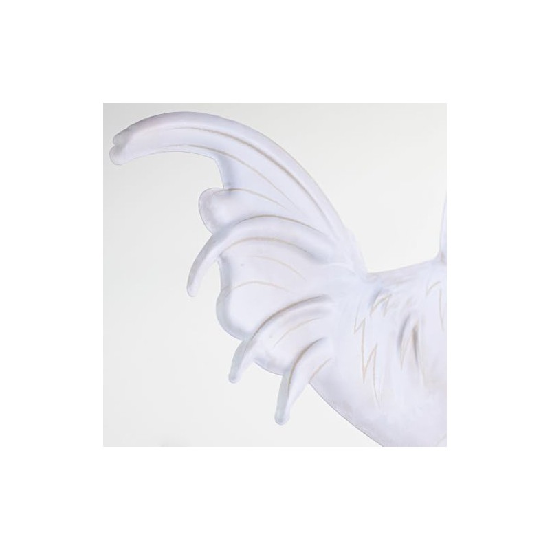 Craig Bachman 12" Metal Rooster Hanger: White - Wall or