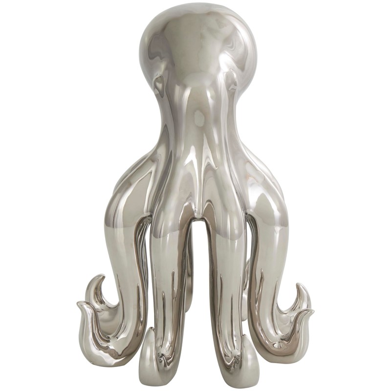 Deco 79 Ceramic Octopus Decorative Sculpture Tall Standing Home Decor