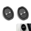 Door Lock Strike Protector, Silicone Silent Shock Absorption Pad, Rust-Proof