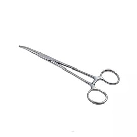 Gebogene hämostatische Pinzette aus Edelstahl, 16cm Angelzange Pinzette für Angelhaken, Tierzupfen, Mundreinigung