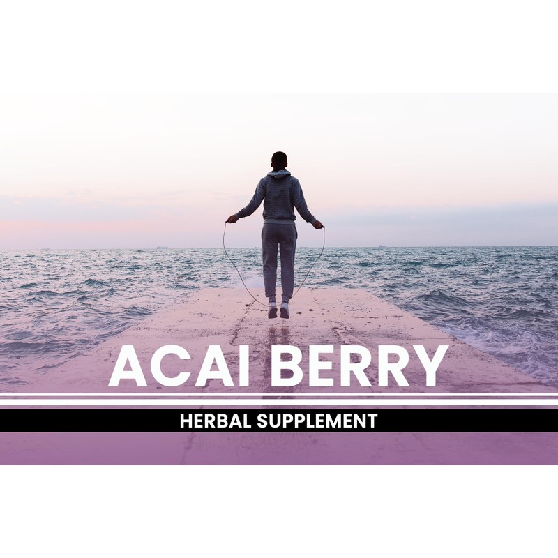 PURE ORIGINAL INGREDIENTS Acai Berry (365 Capsules) No Magnesium Or