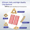 Indexable Lathe Turning Tool 21Pcs Kit 1/2'' 12mm Shank 7