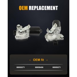 ROADFAR Front Windshield Wiper Motor Compatible For Escalade For Avalanche For Silverado For Sierra For Yukon For Tahoe For GMC For Chevy 2004 88958371;88958406;88959371 Wiper Motor 6 Pins