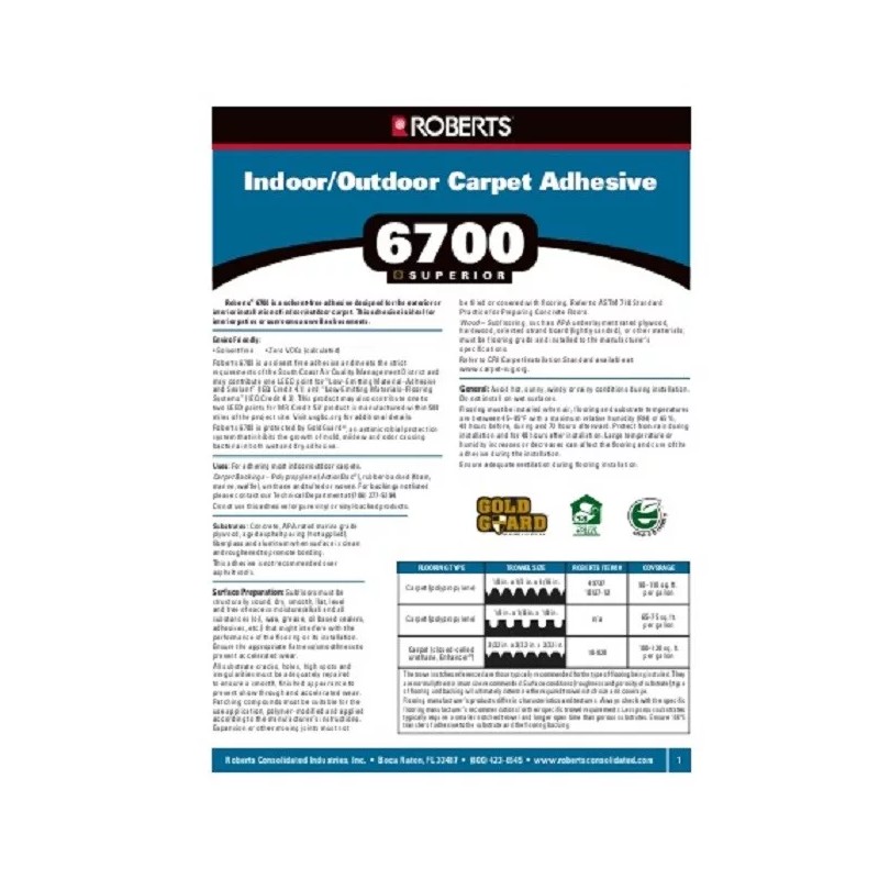 Roberts 6700 - Marine Vinyl GLUE Adhesive RV - ONE