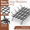 BJADE‘S 16" x 10" Fireplace Grate Ember Retainer - Extra