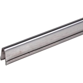 G.A.S Hardware Sliding Door Repair Track Cover Repair Worn Damaged Sliding Glass Door Repair Horizontal Sliding Window Tracks Stainless Steel | Track Replacement for Patio Glass Door Repair (6 Feet)