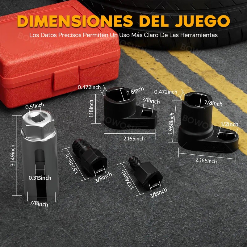 Dados Para Sensor De Oxígeno De Autos Acero Universal