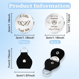 Gifts for Her Gifts for Him Pocket Hug Keychain Boyfriend Birthday Gifts for Girlfriend I Love You Gifts for Him Her Couple Gifts Birthday Gifts for Her Couples Gifts for Wife Husband Christmas Gifts