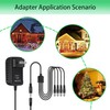 J-ZMQER AC Adapter Replacement for Lemax Lighted Accessory 4.5V #