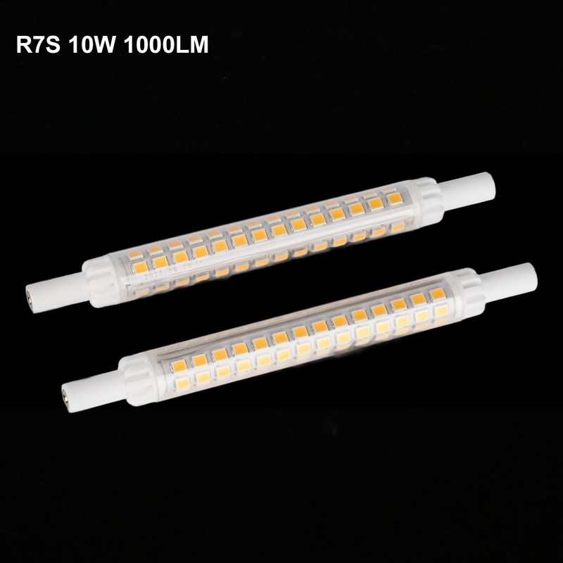 2Pcs R7S 98LED Bulb Double Ended 118mm Dimmable Flood Light